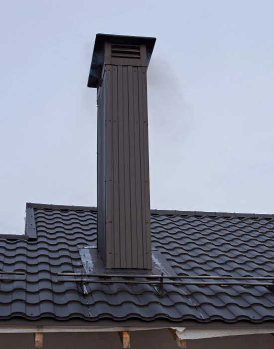 residential chimney serving a home in Downtown Dallas Texas